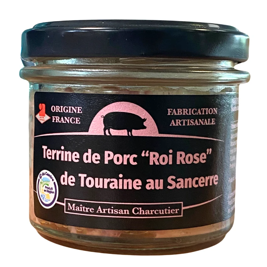 Terrine de porc "Roi Rose" de Touraine au Sancerre