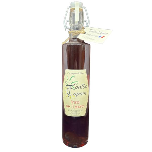Le rhum arrangé - Fraise aux 3 poivres