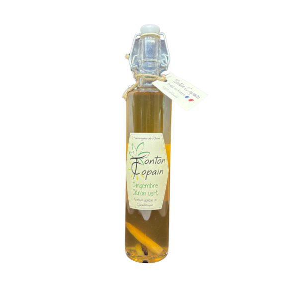 Le rhum arrangé - gingembre et citron vert